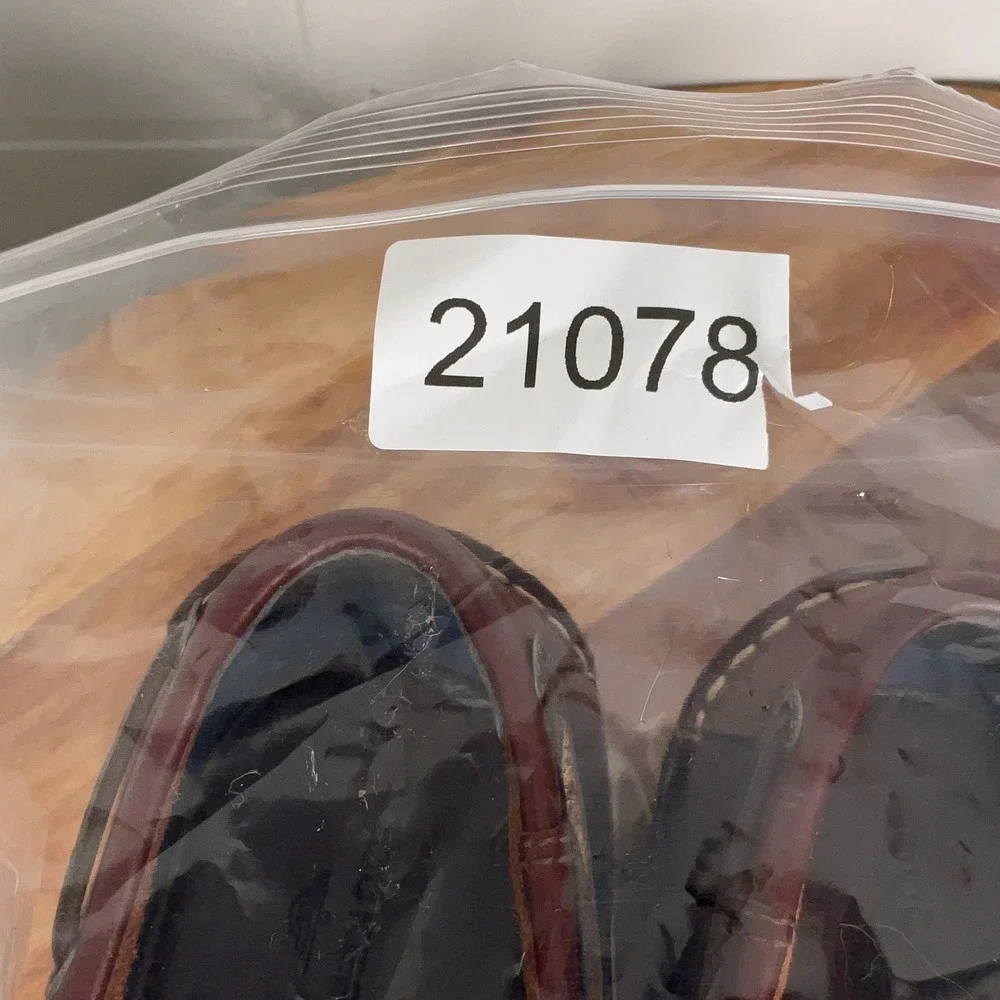 Dockers Boat Shoes Men 12M Brown Leather Loafers Burgundy‎ Comfort 90-1449